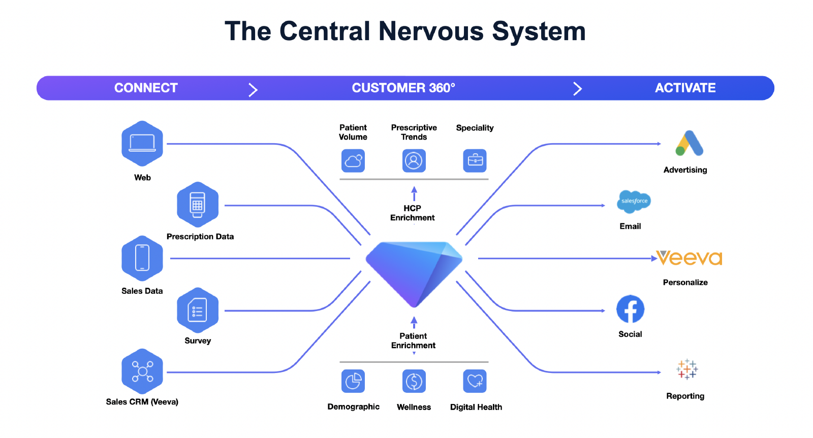 The central nervous system for customer data management