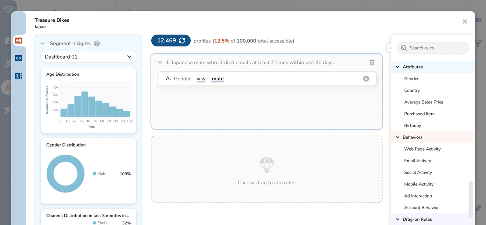 Default Segment Insights Dashboard