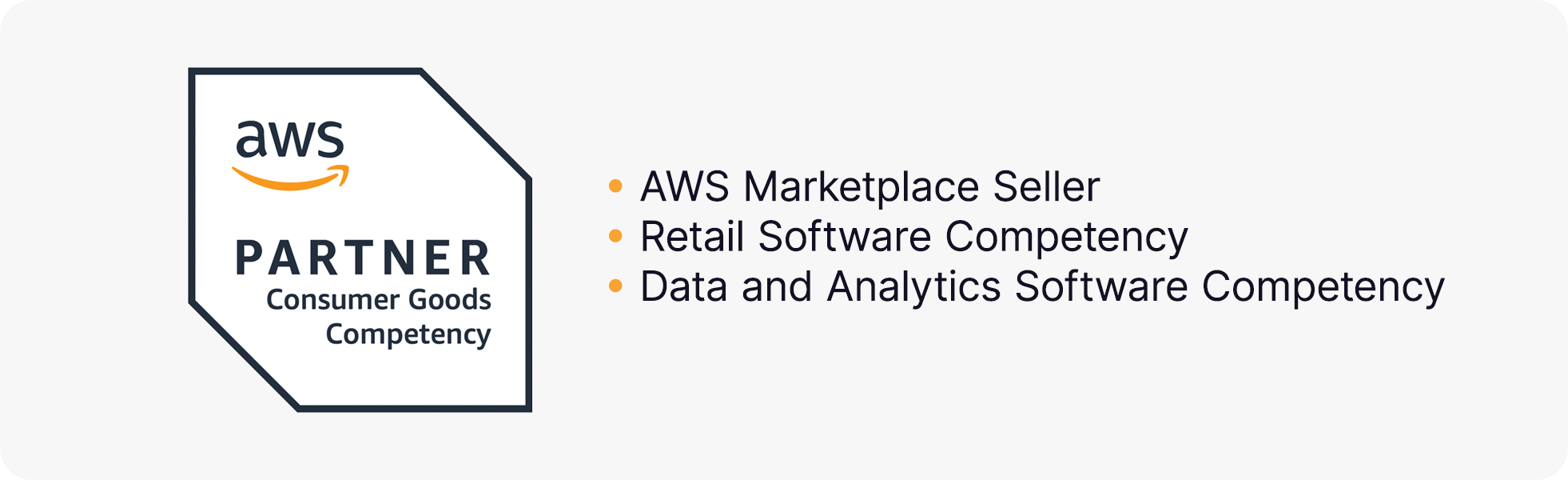 AWS Consumer Goods Competancy